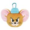Factory Tom and Jerry Plush Zipper Mascot with Carabiner Muscle H192 X W125 X D55mm T's TJ-5546713MU