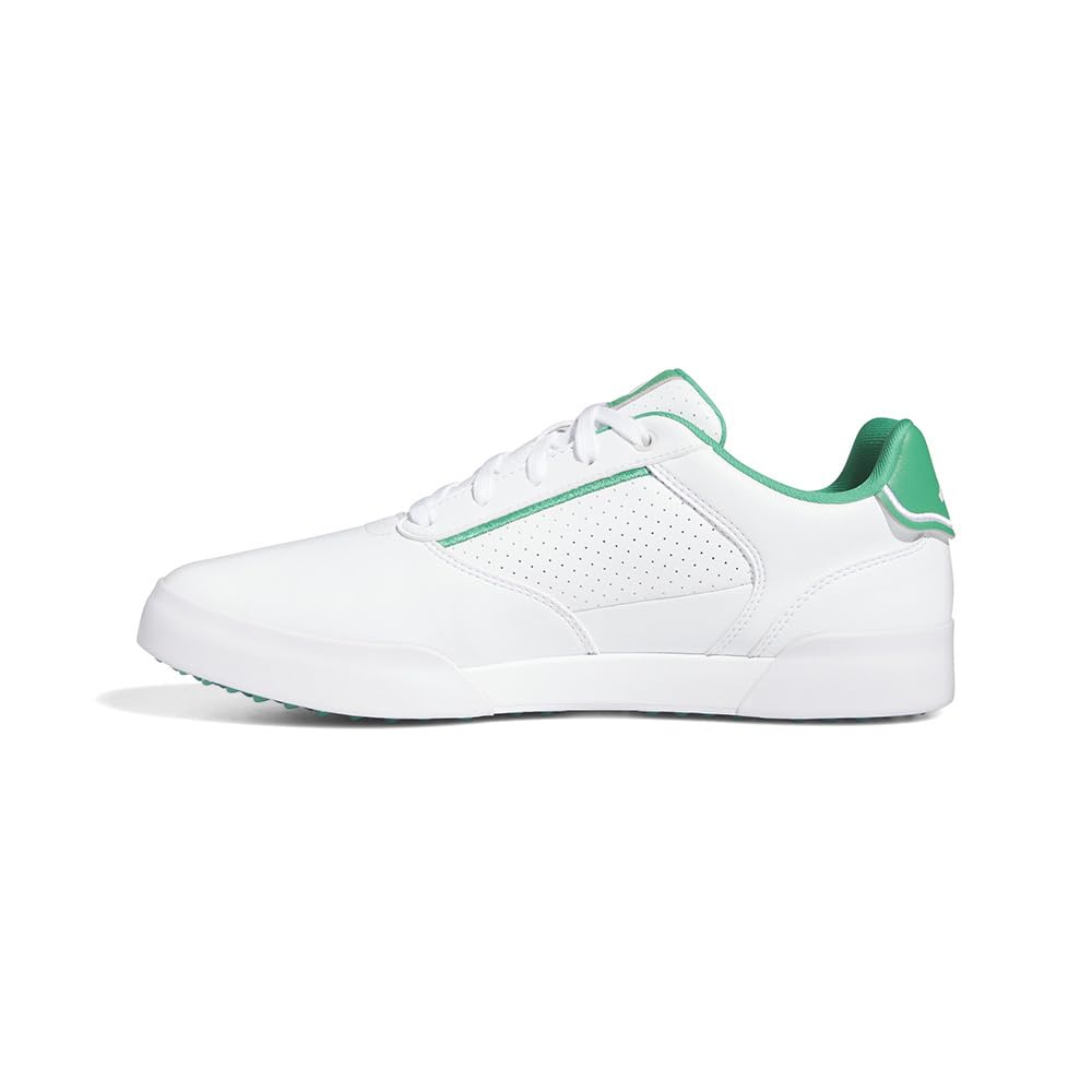 adidas Retro Cross Spikeless Golf Shoes GV6912W/GR (White x Green/Size 24.5/Men's)