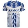 3D Printed Samoan Flag T-Shirt For Men New In Summer Short Sleeves Polynesian Tshirts Clothes Men's Oversized Tee Shirts