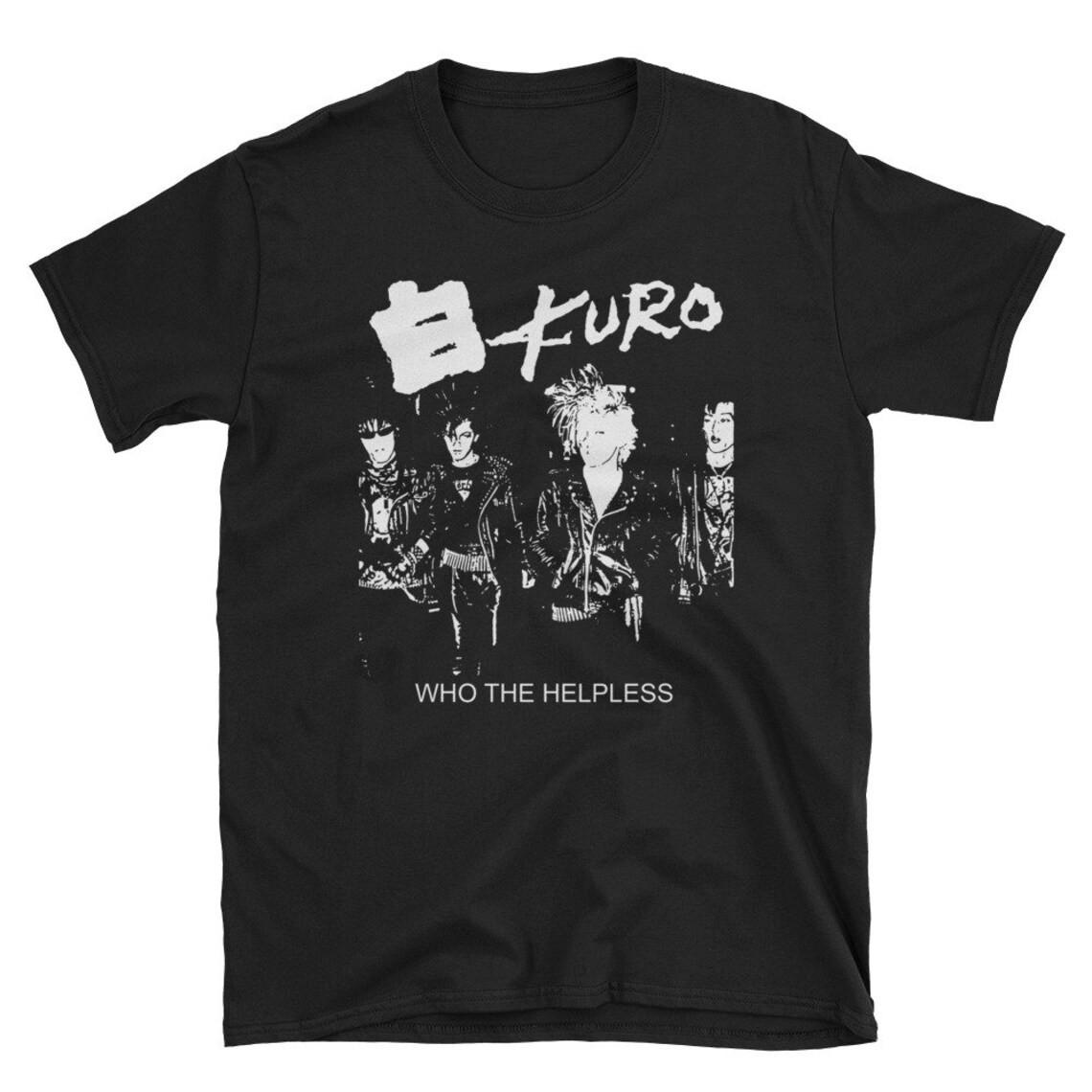 

Kuro T-Shirt Mens Womens Tees Top, Mob 47 , Framtid, Crass, Disclose, Doom, Headcleaners, Unisex tee 3XL