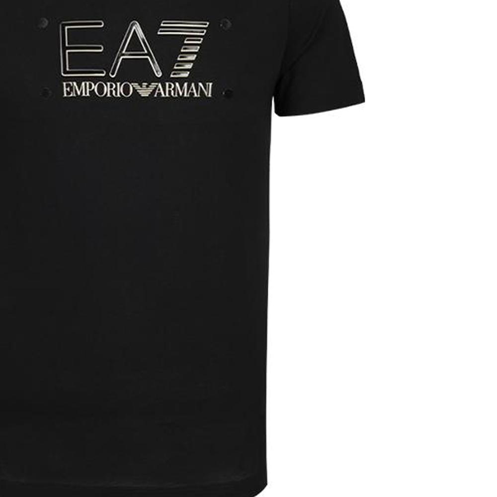 Emporio Armani EA7 SS23 Letter Print Crew Neck Short Sleeve T-Shirt Men Tops 3RPT20-PJM9Z-1200