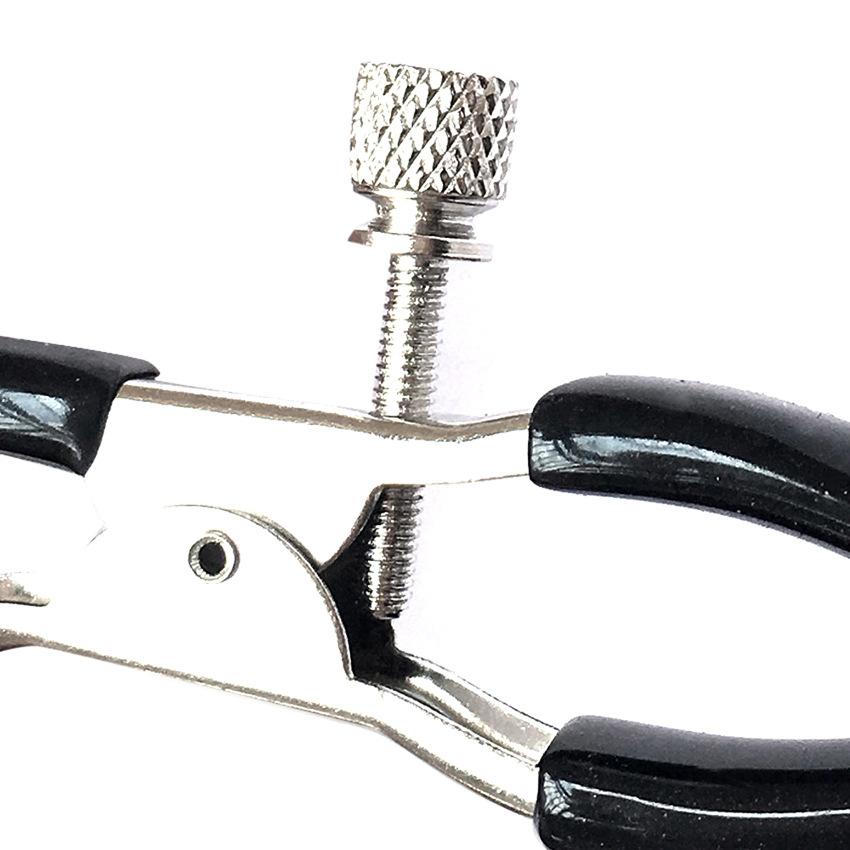 BDSM Metall drei Ketten tragender Brustclip abnormale Alternative Sexspielzeug Liebhaber necken Cosplay Requisiten Sklavin