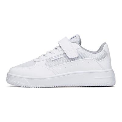 Velcro Non-Slip Low-Top Skate Shoes Kids Sneakers Anta-White 332228022S-1