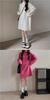 Korean Style High Neck Loose Sweater Dress - Petite Medium Length, Autumn/Winter