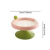 Ceramic Cat Bowl with Raised Design for Food And Water, Suitable Kittens Puppies