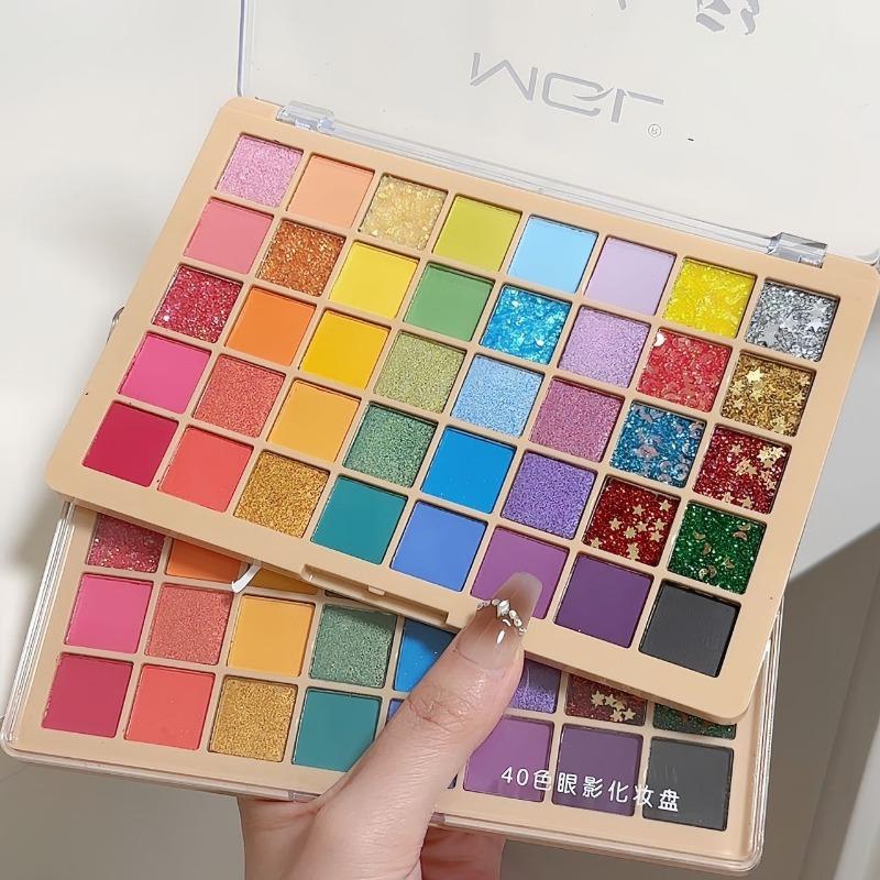 Mgl 40 Color Eyeshadow Palette Macaron Dopamine Stage Performance Makeup Palette