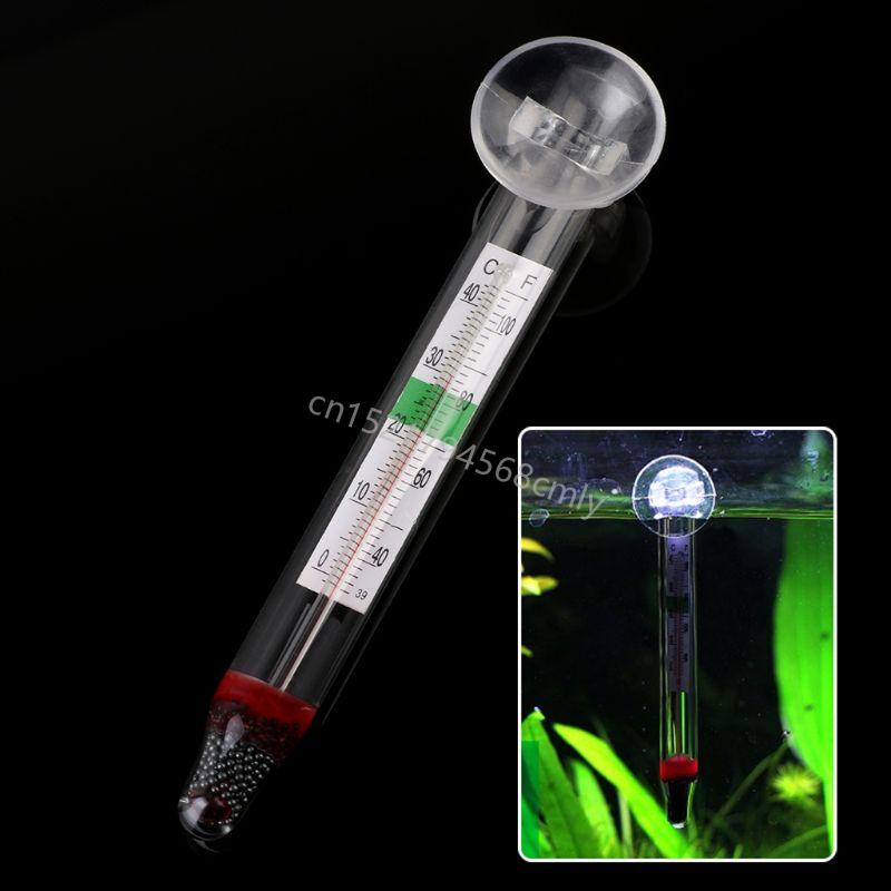 10-Pack Aquarium Floating Thermometer Accurate Fish for Tank Thermometers with Suction Cup 0-40℃ 40-100℉ Temperature 6XDE