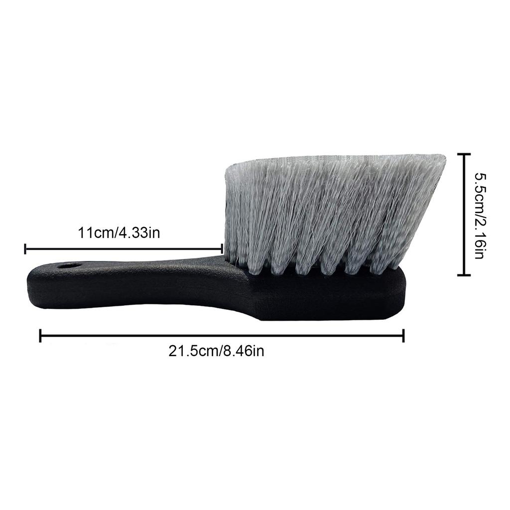 Car Tire Cleaning Brush Anti-slip Design Car Wash Brush Wheel Brushes for Truck Car SUV RV Motorcycle