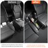 For Tesla 6-Seater Model YL 2026 Second Row Seat Aisle Storage Box, Car Multifunctional Storage Box Interior Accessories