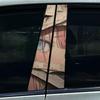 1/2pcs Anime Lovely Girl Car Stickers DIY Car B-pillar Cover Scratches Waterproof Durable Decoration Auto PET Decals