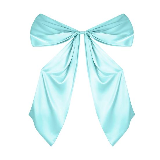 Bow Tie Smooth Satin Oversized Bow Decor Holiday Party Decoration Living Room Bedroom Garden