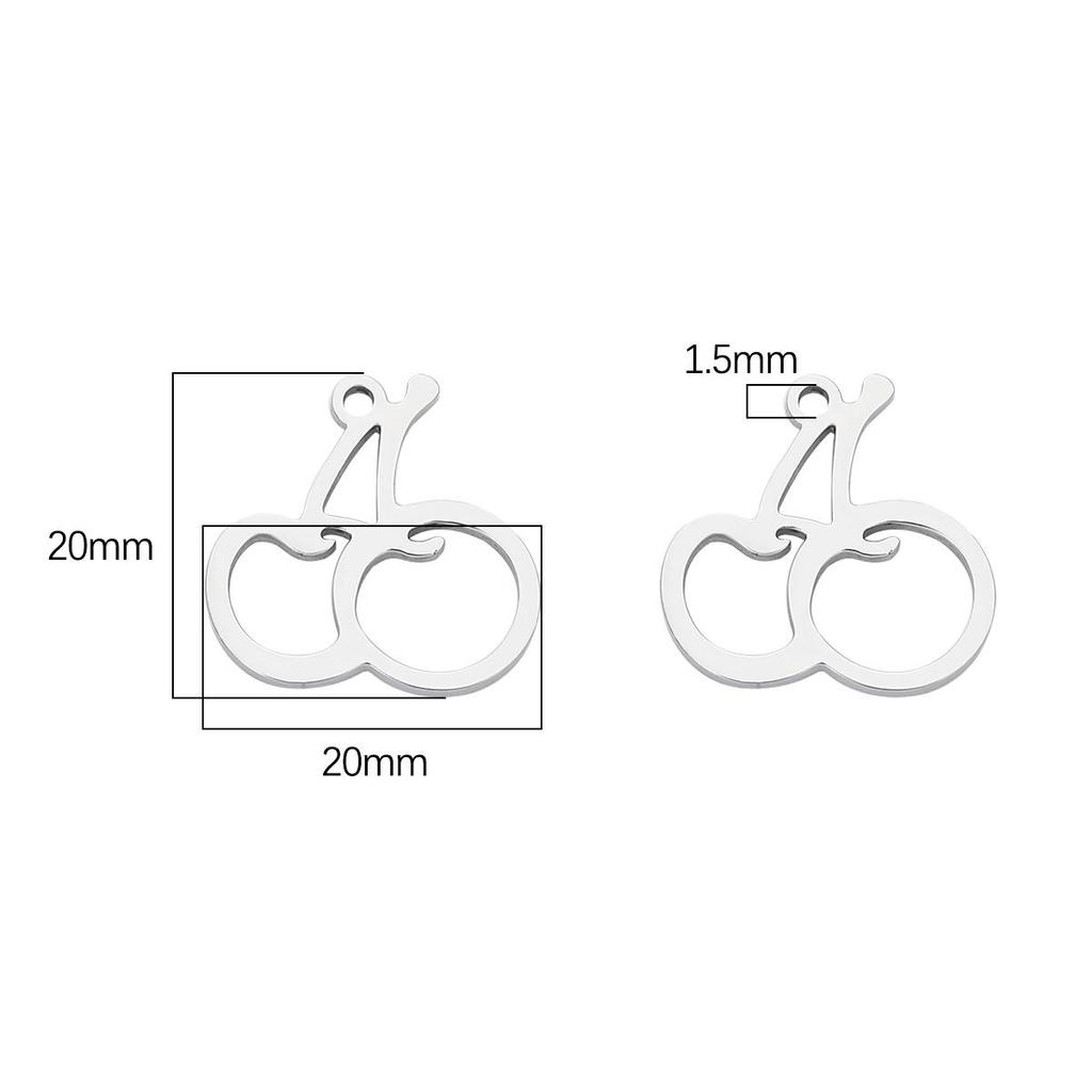 4 buc/sac de înaltă calitate, netedă, oțel inoxidabil 304, brelocuri, inimă, fluturi, flori, pandantive, pentru coliere personalizate, brățări, bijuterii, bricolaj.