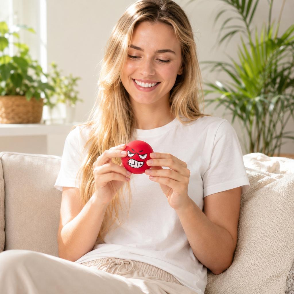 6cm Round Toy, Slow TPR Ball, Sensory Toy for Kids and Adults - Color Box Packaging