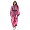 Women's Astronaut Halloween Cosplay Costume - Space Suit for Club or Stage Performance, Bright Colors with Hot Stamping.