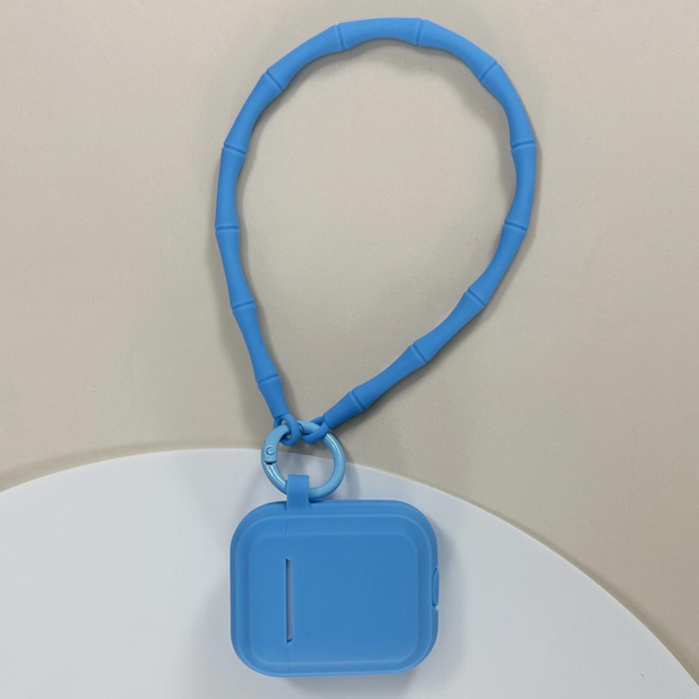 

Для AirPods 4 Чохол Bluetooth-сумісний Навушники Силіконовий Чохол Захисна Кришка з Бамбуковим Шнурком G