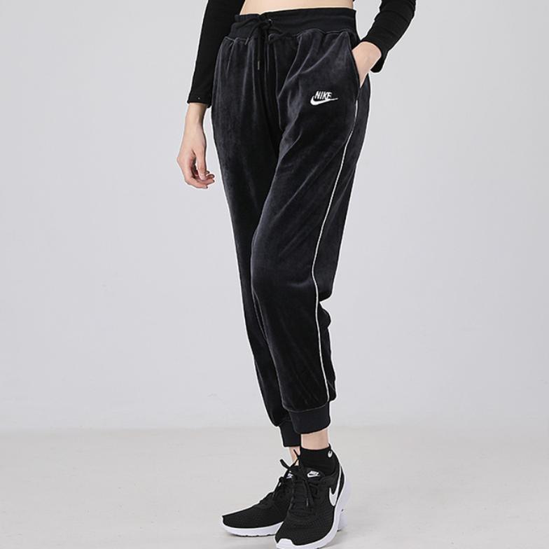 Nike Casual Fitness Running Tapered Pants Women Bottoms Black DD7106-010