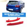 ABS Auto Car Rear Bumper Reflectors Stripe Light Lamp Left Right Red For Volkswagen VW Golf 5 MK5 R32 Only 2006-2009 2PCS/Set