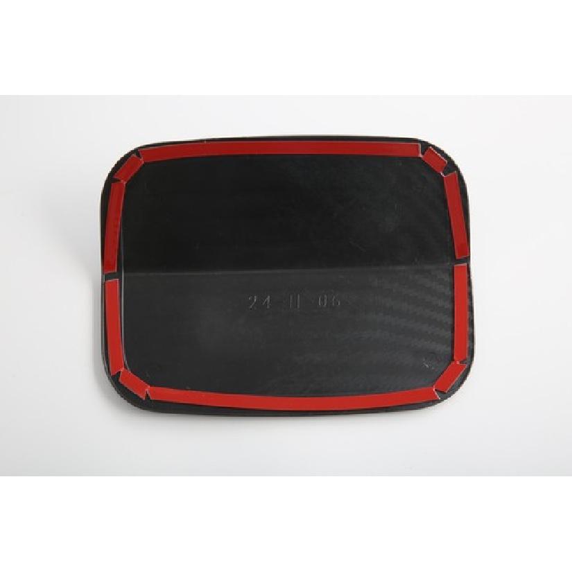 Carbon Fiber Rear Oil Lid Fuel Gas Tank Cover Trim For 2016- Dodge Charger