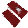 Rhinestone Christmas Wine Bag Convenient Natural Burlap Breathable Durable Washable Rhinestone Painting Wine Bag