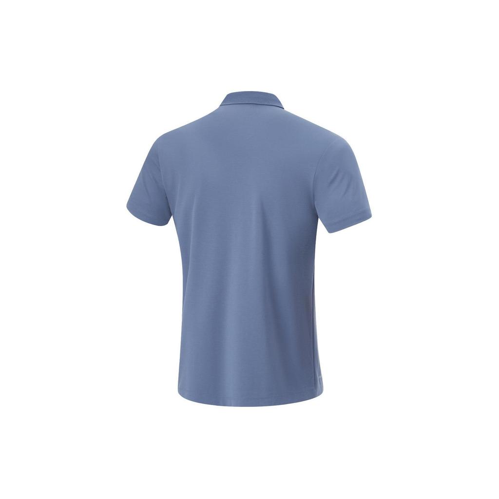 Li Ning Fitness Series Polo Shirt Men's Dusty Blue APLU125-3