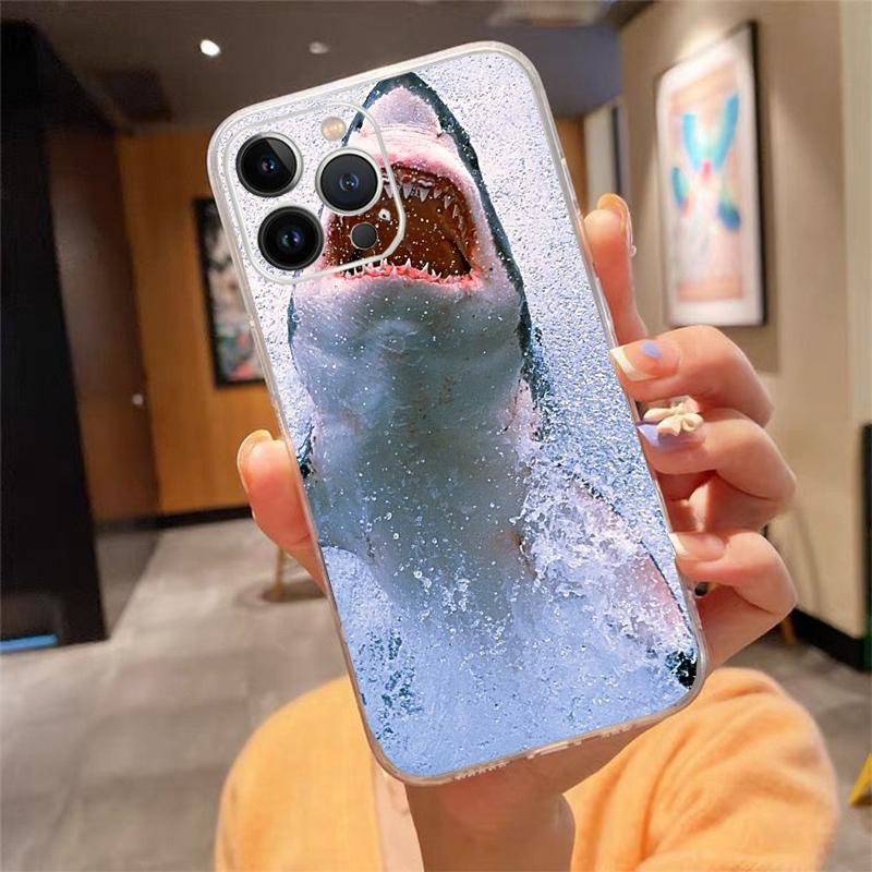 Phone Case For iphone 17 Air 17 Pro Max 16 15 14 13 Pro Max 15 16 Pro 15Plus Ocean Whale Shark