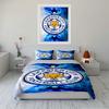 Set Biancheria da Letto Leicester City Football Club Set Biancheria da Letto (1 copripiumino, 2 federe, piumino non incluso)