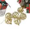 6pcs New Plastic Christmas Ball 6cm DIY Xmas Tree Charm Reusable Xmas Tree Ornament New Year