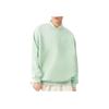 Li-Ning Lining Imagination Logo Embroidered Loose Crew Neck Pullover Sweatshirt Unisex Tops Tender-Leaf-Green AWDS222-3