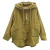 Unused BEAMS LIGHTS Hoodie Jacket 38 Khaki Tagged Women Used