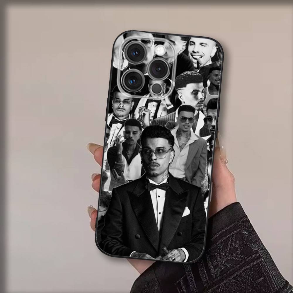 Singer R-Rauws A-Alejandro Phone Case For iPhone 17,16,15,14,13,12,11,Pro,Max,Plus,Air,X,XS,XR,SE,8,7,Mini,Soft Black Funda