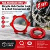 Bicycle Hub Center Lock to 6-Bolt Conversion Kit