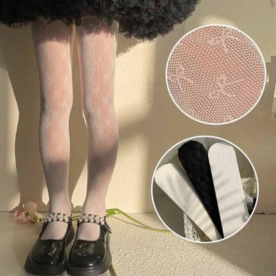 Arc Collants pour enfants Maille Leggings fins Nouveaux bas en dentelle Bébé