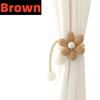 New 2/1PCS Flower Shaped Curtain Clip Creative Fashion Pearl Buckle Curtain Tie Bedroom Curtain Rack Simple Cute Tie Home Decor