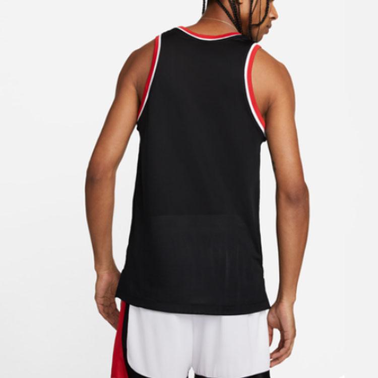 Nike Dri-Fit Classic Logo Print Moisture-Wicking Basketball Tank Top Men Tops Black DB2081-011