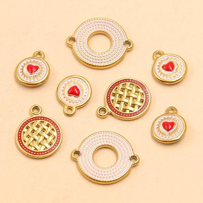 Geometric Gold-Plated Stainless Steel Pendant Jewelry Components