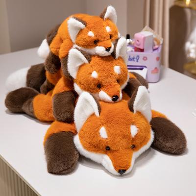 Cute Little Fox Pillow Little Fox Plush Toy Animal Pillow Gift Cute Doll Soothing Doll