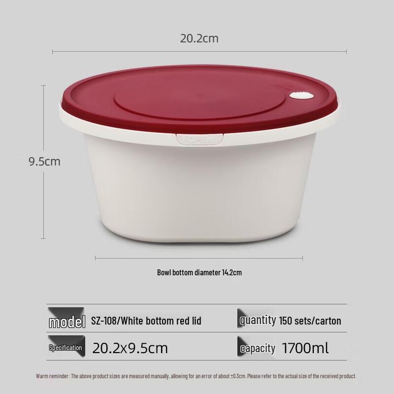 HANDUNYOU Rectangular Disposable Meal Box