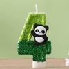 Cute Panda Digital Birthday Cake Party Candles - Hot Selling Item