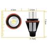 2Pcs 5W Halo Headlight Bulbs LED Light Bulb for BMW E39 E63 E64 E53 E60 E87 Car Accessories