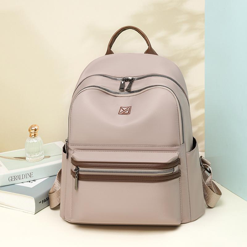 Schoolbag Women's Backpack 1011 New Versatile Lightweight Comfortable Bag Large Capacity Water-Repellent Nylon Cloth Bag