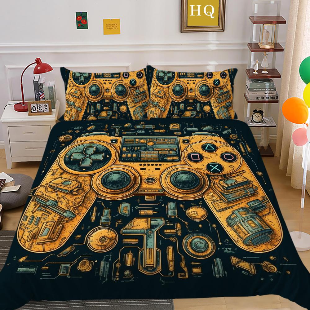 Game Handle Bedding Cover Suit High Quality Home Bedclothes Printed Bed Cover Sets Fashion Microfiber Home Bedding Sets