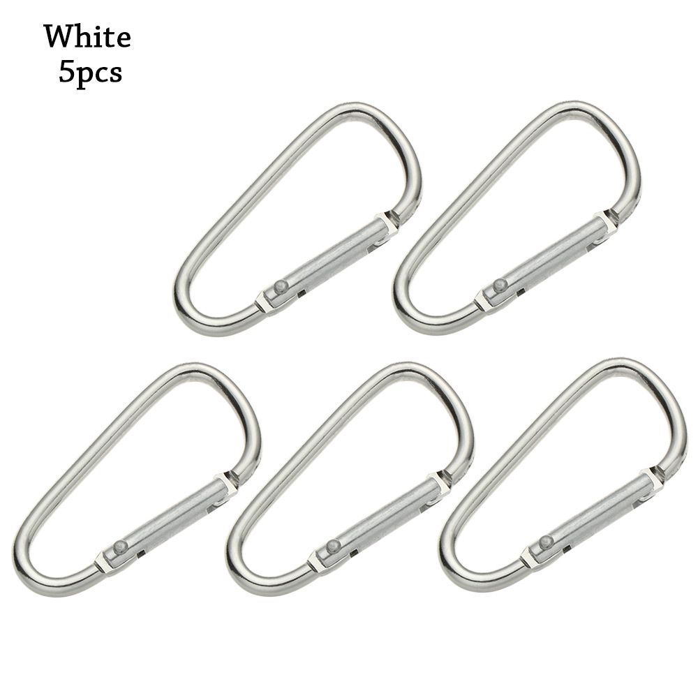 Flerfarget aluminiumsutstyr Legering karabiner Klatreknappspenne nøkkelring Camping Vandring Krok