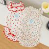Summer Floral Skirt Pet Dog Dog Cat Clothing Supplies Clothes Spring Fresh Princess Skirt Thinner Than Bear Breathable