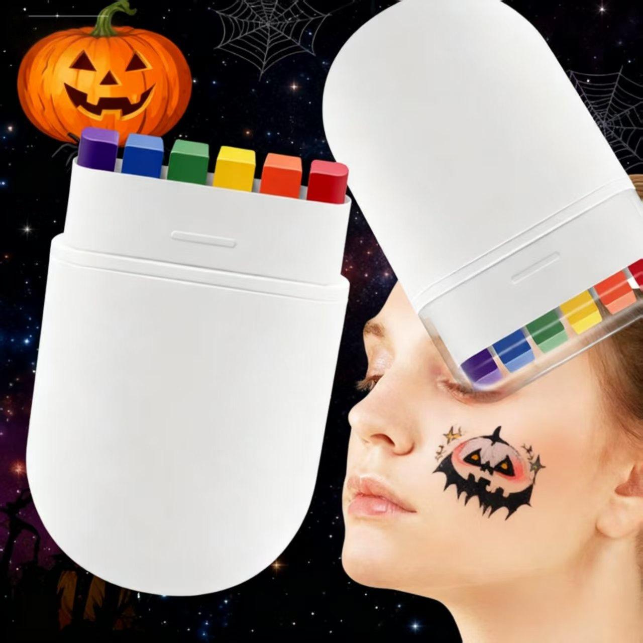 

6 Colors Face Paint Set for Kids: World Cup & Halloween Party