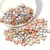 50-100Pcs 6mm 10mm 12mm CCB Star Beads Gold Silver Color Loose Spaced Beads For Jewelry Bracelet Making DIY Earring Accessories