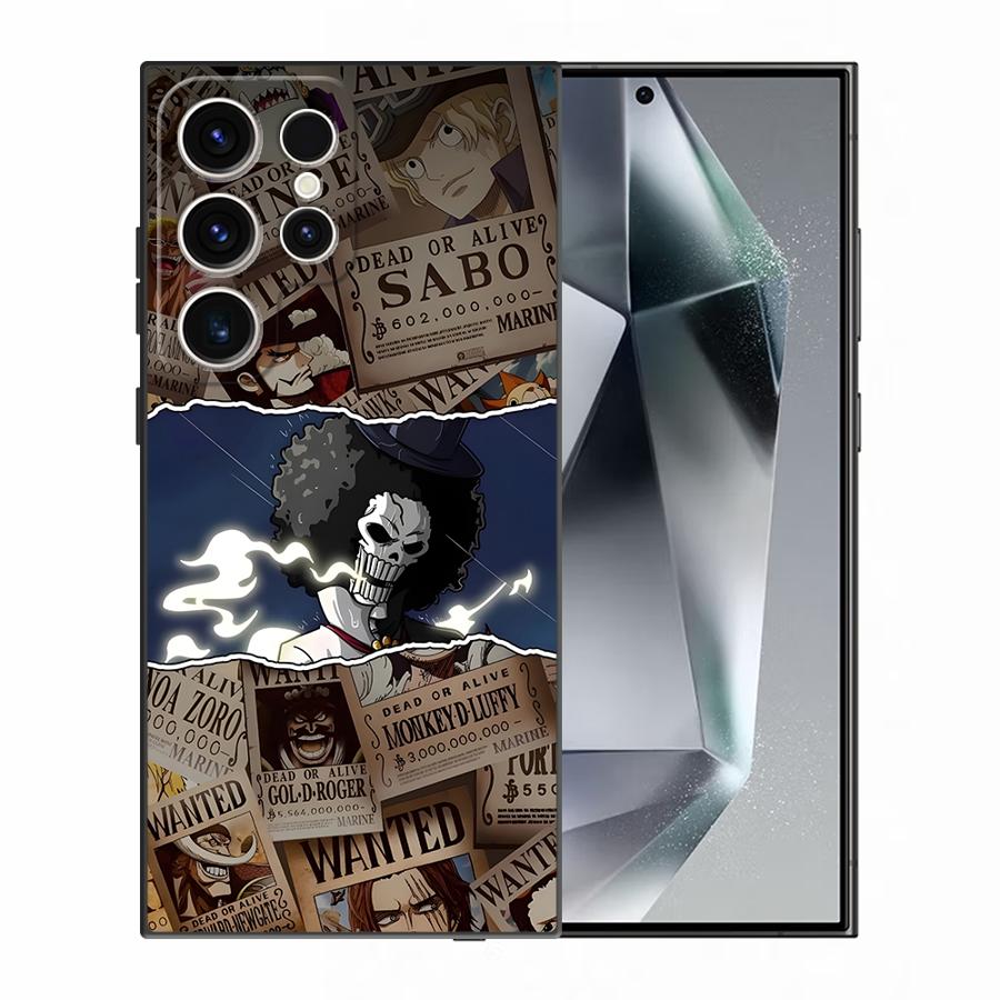 

Phone Case for Samsung Galaxy S24 S21 S21+ S25 Ultra S20 FE S23 FE S22 Plus S24Ultra Soft Cover One Piece Poster BROOK Galaxy S24