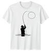 Fishing Fly Fishing Unisexs TShirt Angler Outdoor Hobby Tee