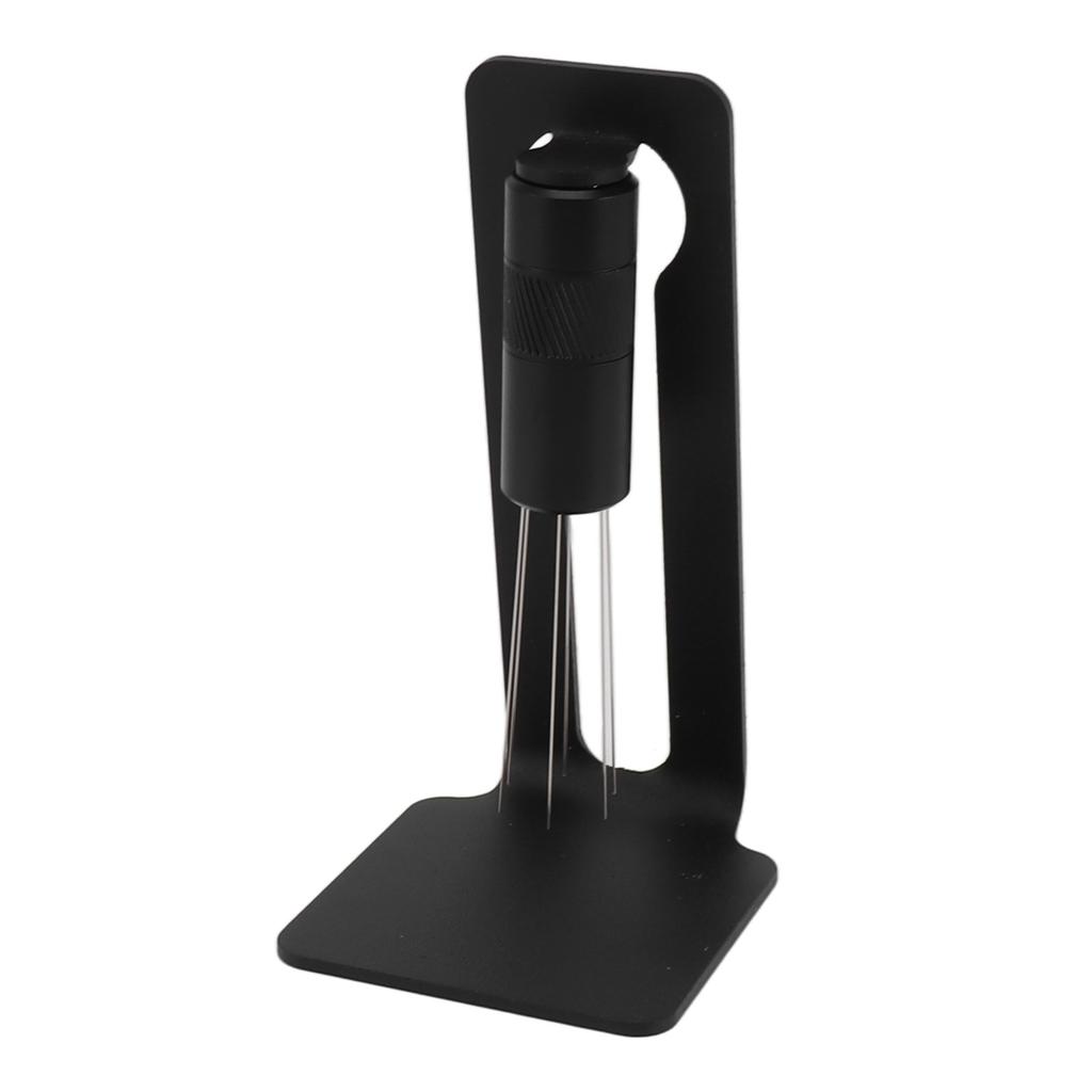 Coffee Stirrer Needle Black 6 Needles Aluminum Alloy Coffee Powder Hand Tamper Distributor for Coffee Bar Non