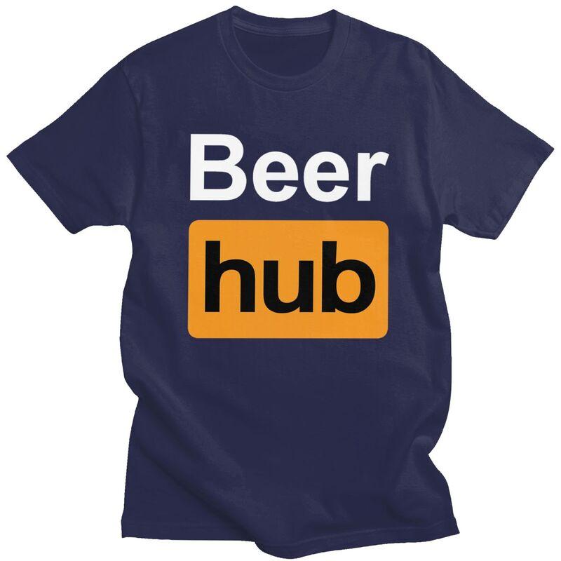 Custom Beer Hub T Shirt for Men Tshirt Casual Tee Beerhub Tshirts Clothing Gift