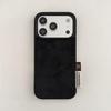 Autumn/Winter Retro Solid Suede Plush iPhone 17 Pro Max/16P/15/14 Case